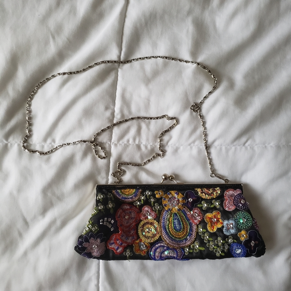 Y2k Colorful Sequence Clutch Crossbody